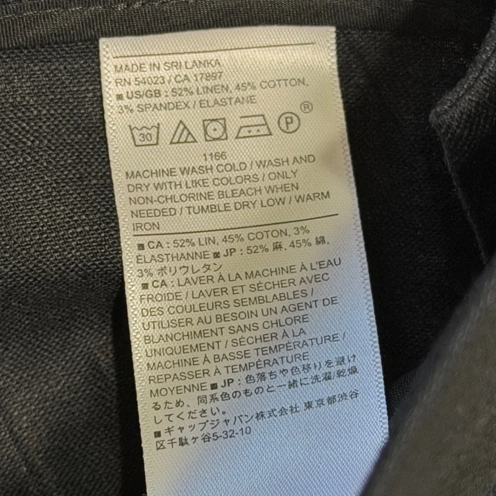 Banana Republic linen blend extra wide pants